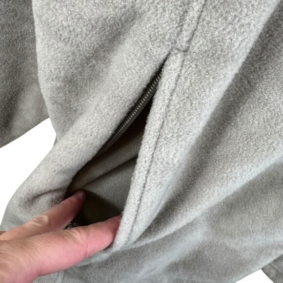 Columbia Tan Full Zip Mock Neck Fleece Jacket Zippered Pockets Men's Size XXL - Picture 4 of 7